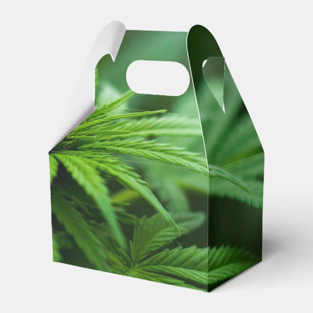 Beautiful Weed Favor Boxes (Front Side)