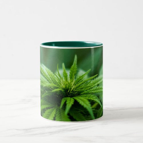 Beautiful Weed Two_Tone Coffee Mug