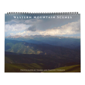 Beautiful Western Mountains & Streams Calendar