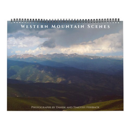 Beautiful Western Mountains & Streams Calendar