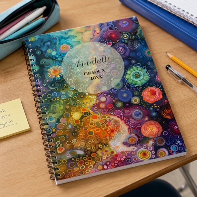 Beautiful Whimsical Colorful Back to School  Notebook (Creator Uploaded)