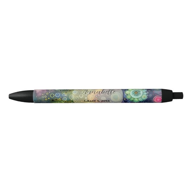 Beautiful Whimsical Colorful Back to School  Pen (Front)
