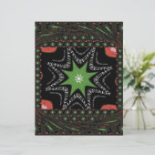 Beautiful Whirling stars background Print vector (Standing Front)