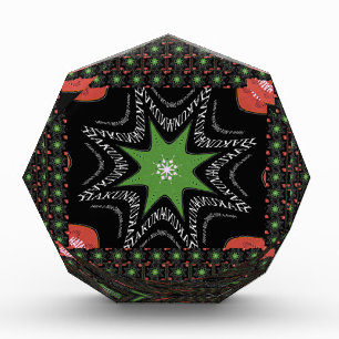 Beautiful Whirling stars background Print vector Acrylic Award