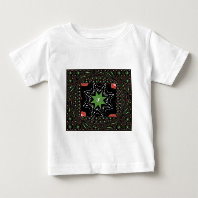 Beautiful Whirling stars background Print vector  Baby T-Shirt (Front)