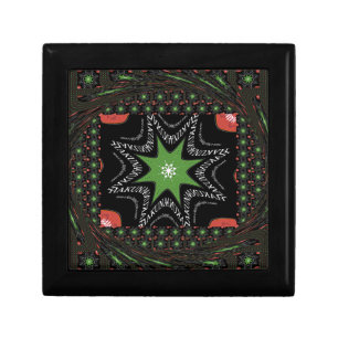 Beautiful Whirling stars background Print vector  Jewelry Box