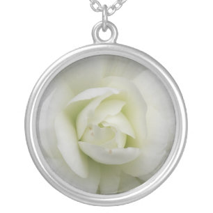 Beautiful White Carnation Necklace