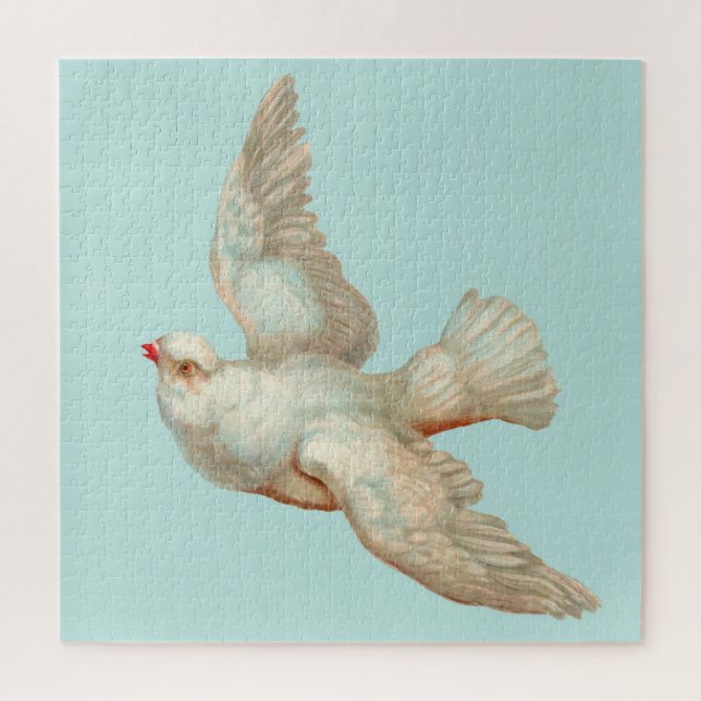 beautiful white dove jigsaw puzzle (Vertical)