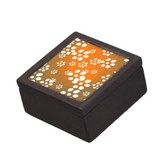 beautiful white flower gift box