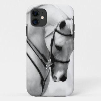 Beautiful white Horse head iPhone 11 Case