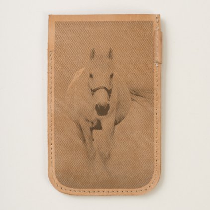 Beautiful white horse in mist iPhone 6/6S case