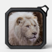 Beautiful White Lion Photo Bluetooth Speaker (Front)