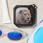 Beautiful White Lion Photo Bluetooth Speaker (Insitu(Beach))