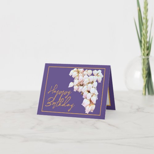 Beautiful White Pieris Flowers Chic Happy Birthday