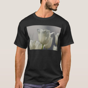 Beautiful White Spring Tulips T-Shirt