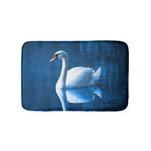 White Swan Bathroom Accessories Zazzle