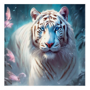 Beautiful White tiger Acrylic Print