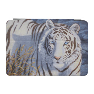 Beautiful White Tiger with Crystal Blue Eyes iPad Mini Cover