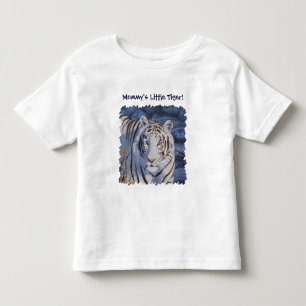 Beautiful White Tiger with Crystal Blue Eyes Toddler T-shirt