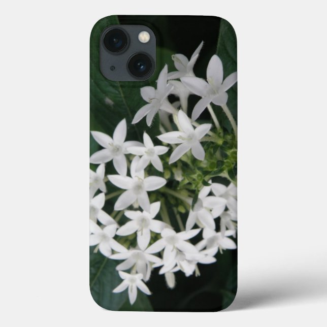 Beautiful White Tropical Flowers iPad Case (Back)