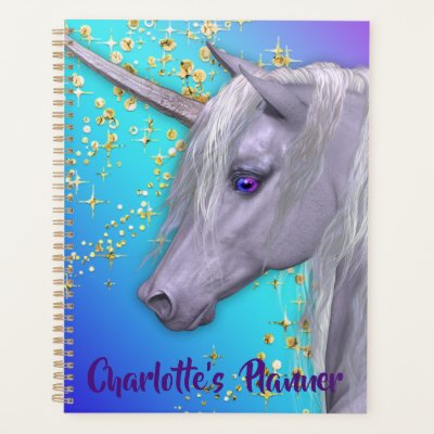 Beautiful White Unicorn Personalized