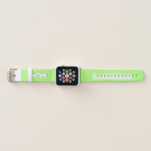 Beautiful White Wedding Horses Custom Apple Watch Band
