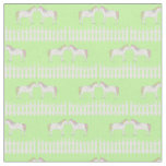 Beautiful White Wedding Horses Fabric
