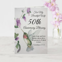 Beautiful Wife 50th Anniversary Blessing