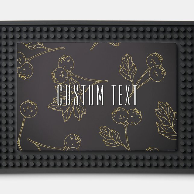 Beautiful Wild Botanicals Bar Mat (Front (Close Up))