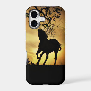 Beautiful Wild Horse in Sunset iPhone 17 Case
