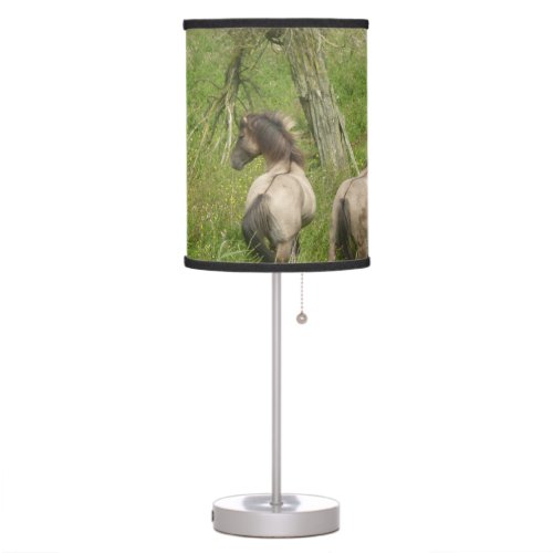 Beautiful Wild Horses Lamp