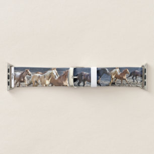 Beautiful Wild Horses Running Apple Watch Band