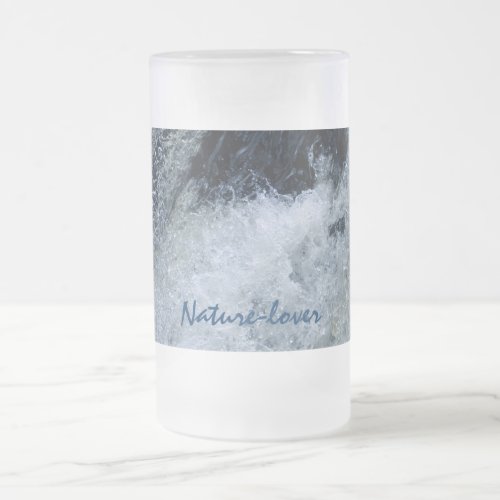 Beautiful Wilderness Scene from Nature Frosted Glass Beer Mug