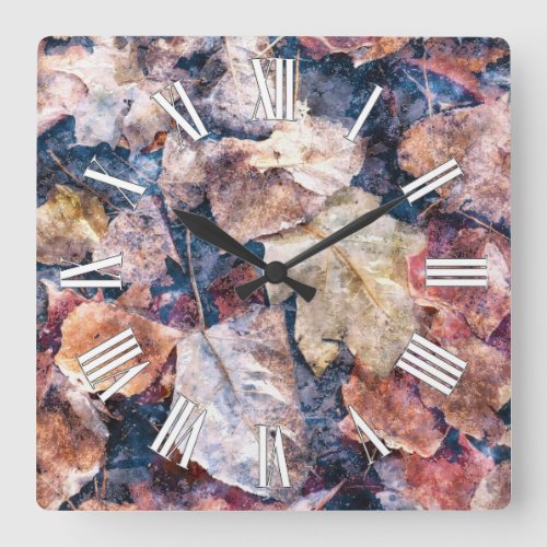 Beautiful Wilderness Scene from Nature Square Wall Clock