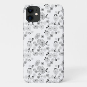 Beautiful Wildflower Doodles Pattern Case-Mate iP iPhone 11 Case