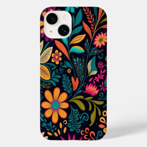 Beautiful Wildflowers Botanical Floral Case_Mate iPhone 14 Case