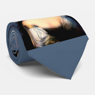 beautiful wind-blown Victorian woman print Neck Tie