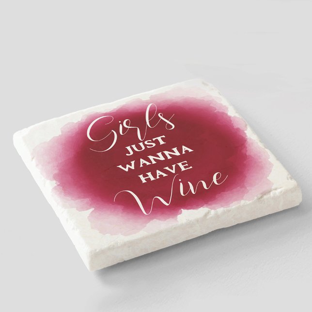 Beautiful Wine Lover - Stone Coaster (Creator Uploaded)