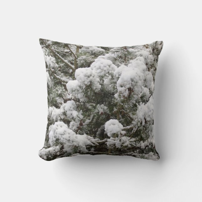 Beautiful Winter Element Pillow! Throw Pillow (Front)