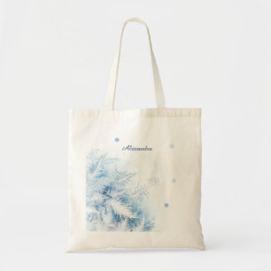 Beautiful Winter Frost Christmas Tote Bag