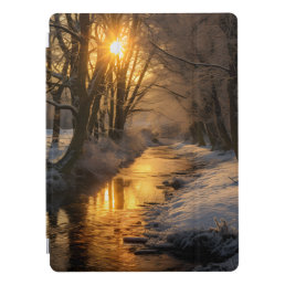 Beautiful Winter Landscape (AI) iPad Pro Cover