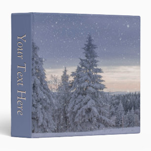 Beautiful Winter Landscape Personal 3 Ring Binder