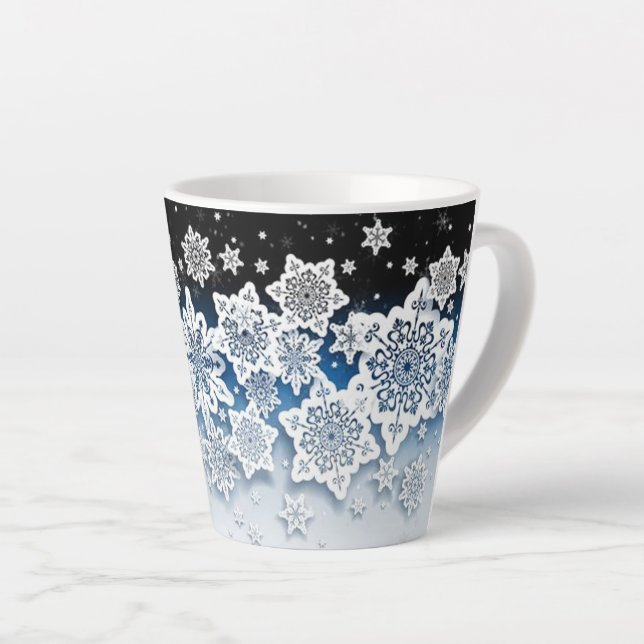 Beautiful Winter Latte Mug! Mug (Right Angle)