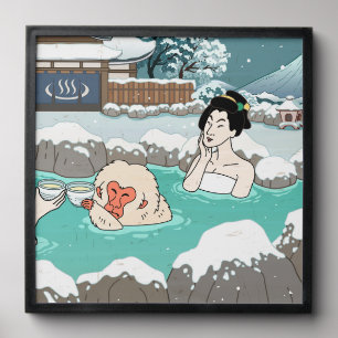  Beautiful winter snowy scenery   Peel And Stick Photo Tile