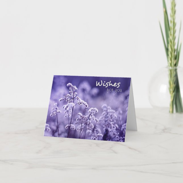 Beautiful Wishes Birthday Card (Front)