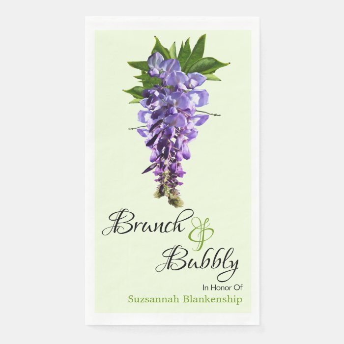 Beautiful Wisteria Brunch Bubbly Bridal Shower