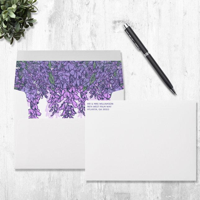 Beautiful Wisteria Garden Envelope (Creator Uploaded)