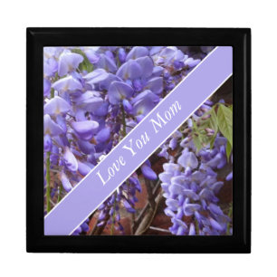 Beautiful Wisteria Mother's Day editable Gift Box