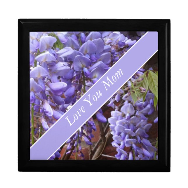Beautiful Wisteria Mother's Day editable Gift Box (Front)