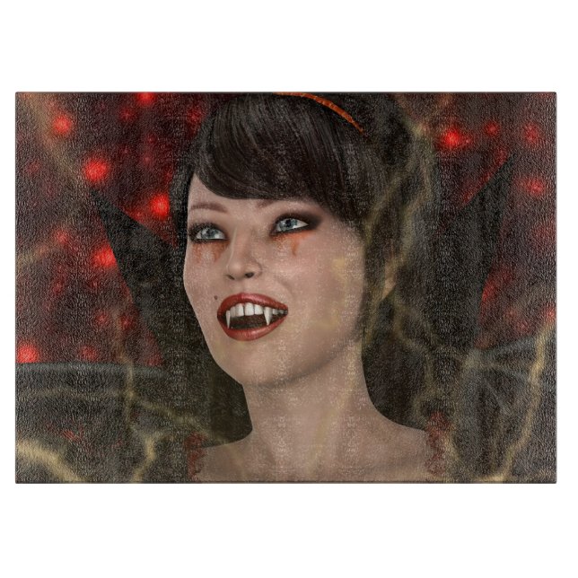 Beautiful Witch Cutting Board (Front)